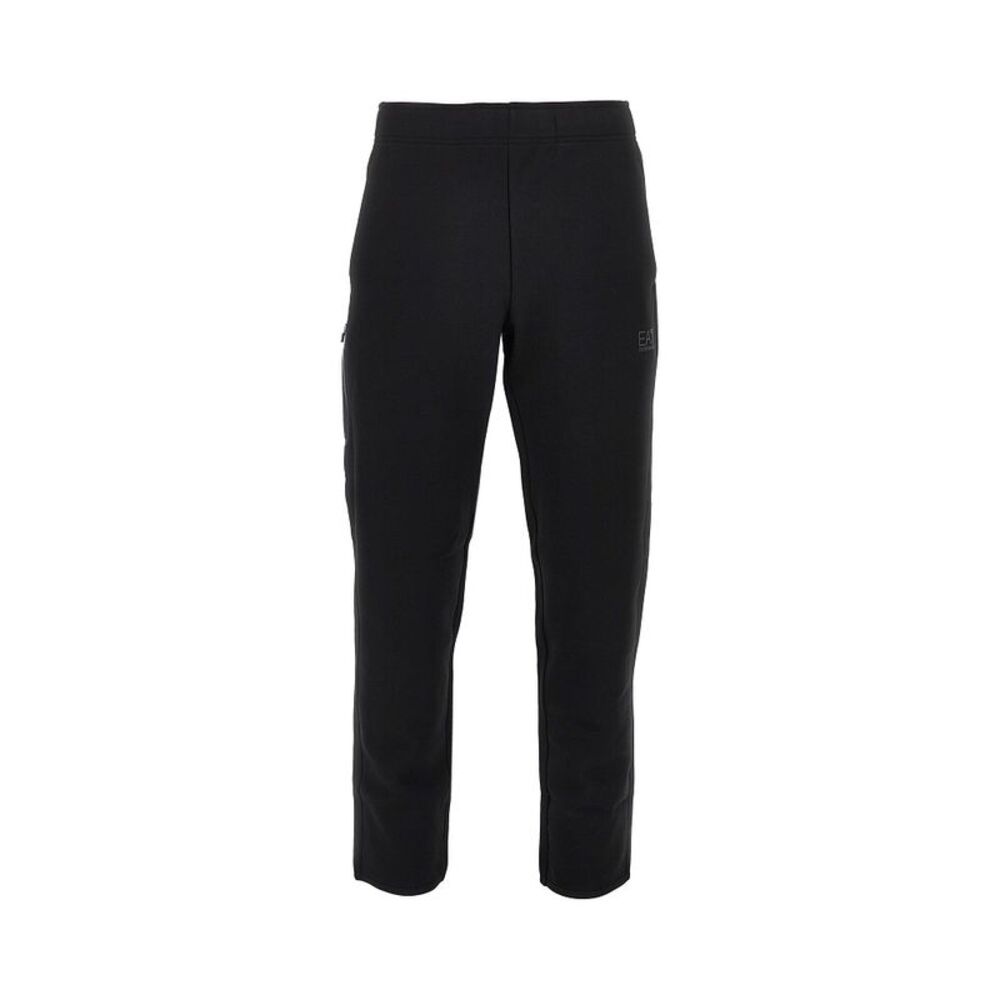 Ea7 Men Cotton-Blend Pants With Logo Print